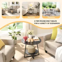 Mesa de Living Negro