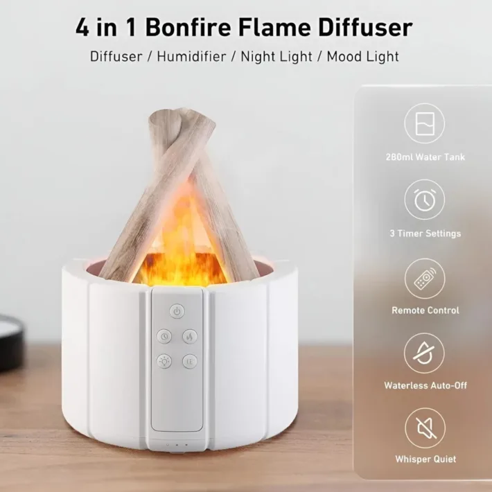 Humidificador Aromatizador Fogata