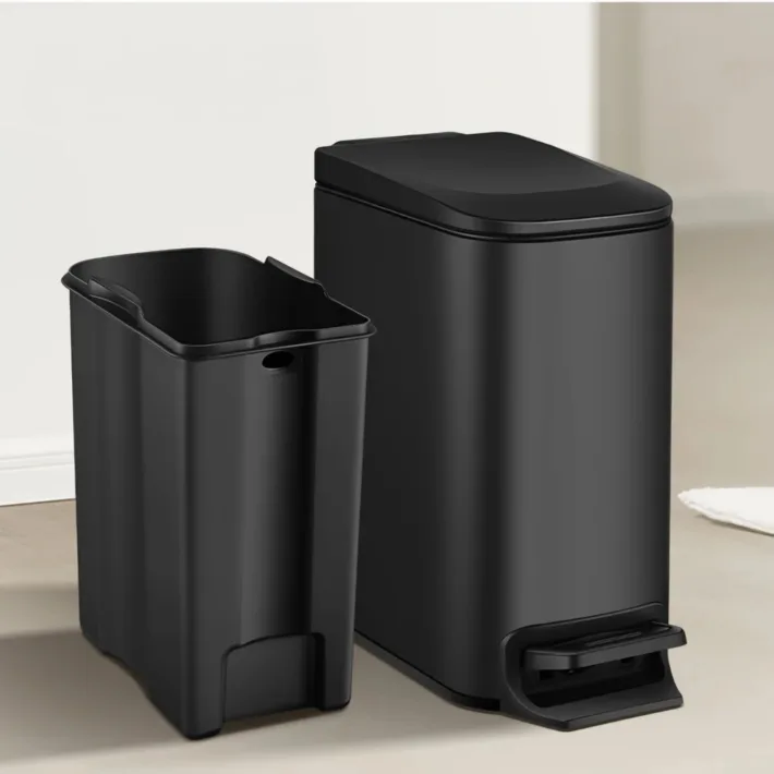 Cesto de Residuos Negro 6L