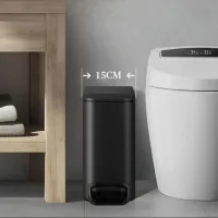 Cesto de Residuos Negro 6L