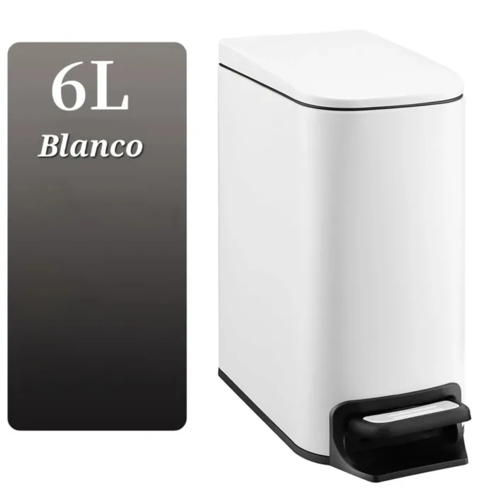 Cesto de Residuos Blanco 6L