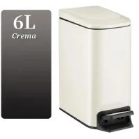 Cesto de Residuos Crema  6L