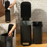 Cesto de Residuos Negro 6L