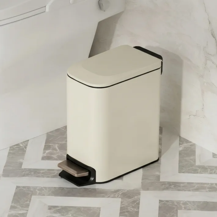 Cesto de Residuos Crema 6L