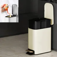 Cesto de Residuos Crema 6L
