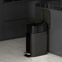 Cesto de Residuos Negro 6L