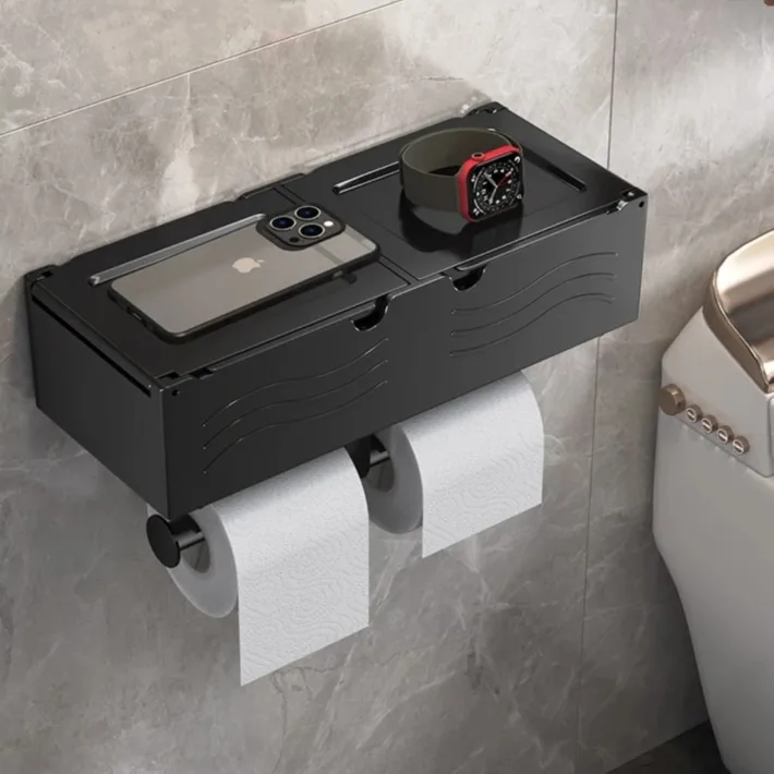Portarollos de baño Multiuso