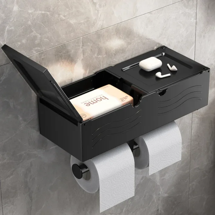 Portarollos de baño Multiuso