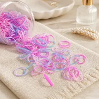 Gomita Elástica Infantil Fucsias
