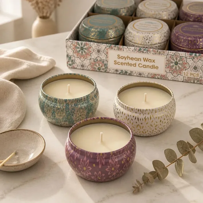 Velas Aromáticas Caja x 12U.