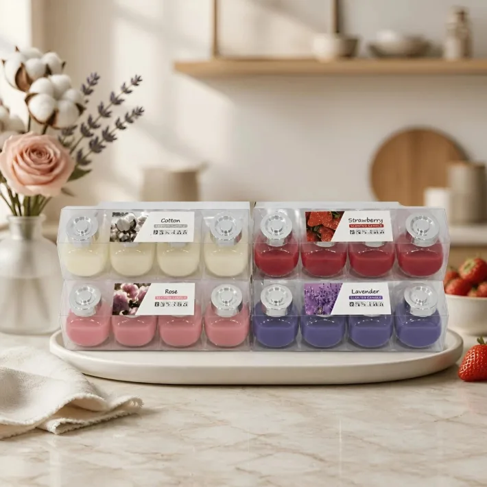Velas Aromáticas Caja x 4U.