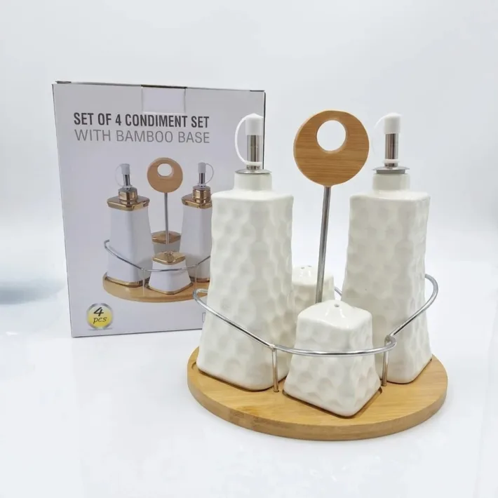 Set de Especieros de Cerámica x 4U.