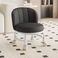 Taburete Rodante con Soporte de Espalda