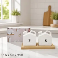 Especieros de Cerámica Set x 2U.  "MJK"