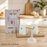 Especiero de Cerámica Set x 2U.  "MJK"
