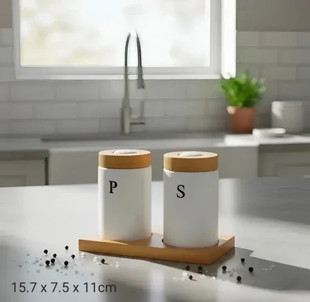 Especiero de Cerámica Set x 2U.  "MJK"