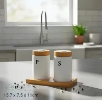 Especiero de Cerámica Set x 2U.  "MJK"